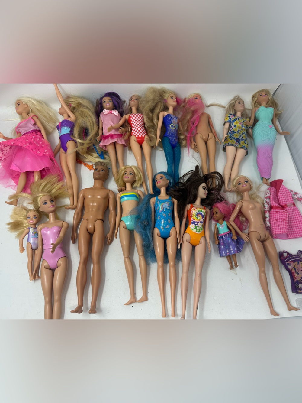 Mattel Assorted Blonde and Brunette Fashion Dolls Lot